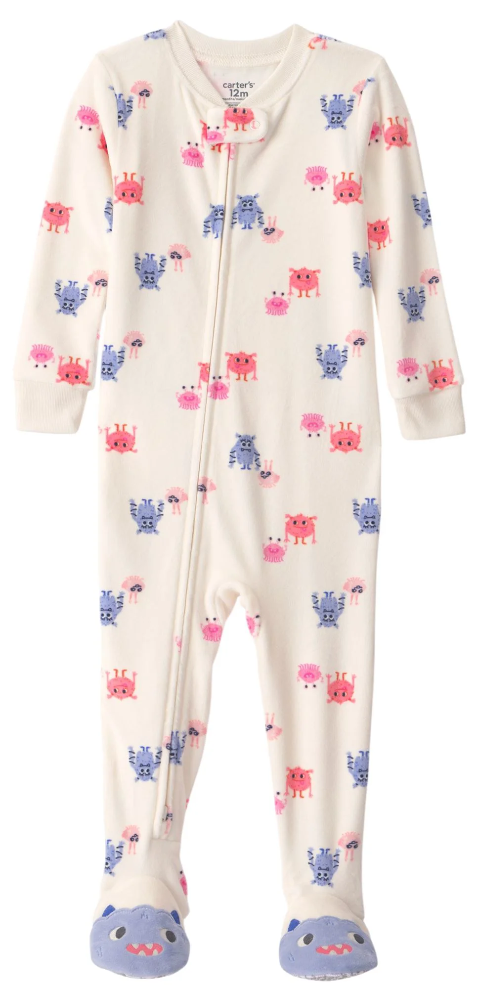 Carter's Pijama cu talpa Tiny Monsters foto