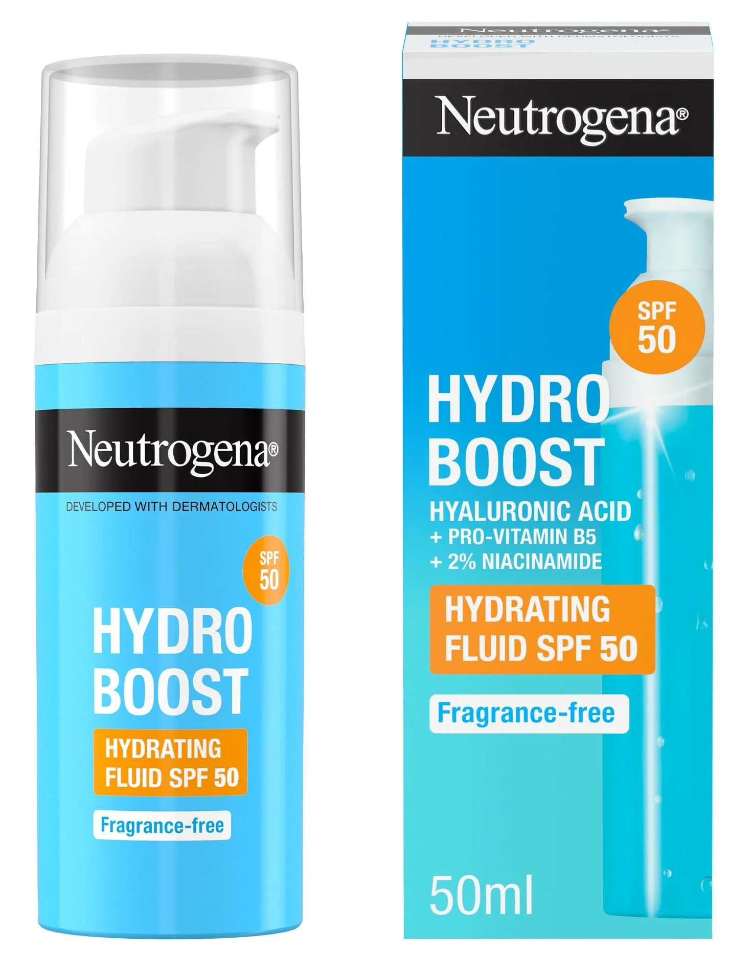 image for Lotune hidratanta pentru fata Neutrogena Hydro Boost SPF 50, 50 ml foto