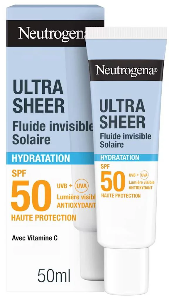 image for Fluid pentru fata Neutrogena Ultra-Sheer Invisible Sun Moisture Fluid SPF 50, 50 ml foto