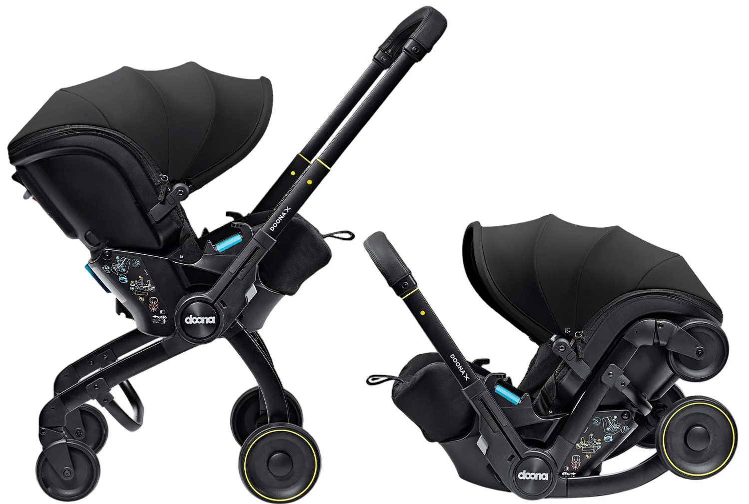 image for Scoica auto si carucior 2 in 1 Doona X i-Size Nitro Black foto