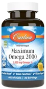 Supliment alimentar Carlson Lab Maximum Omega 2000 mg, 60 capsule foto