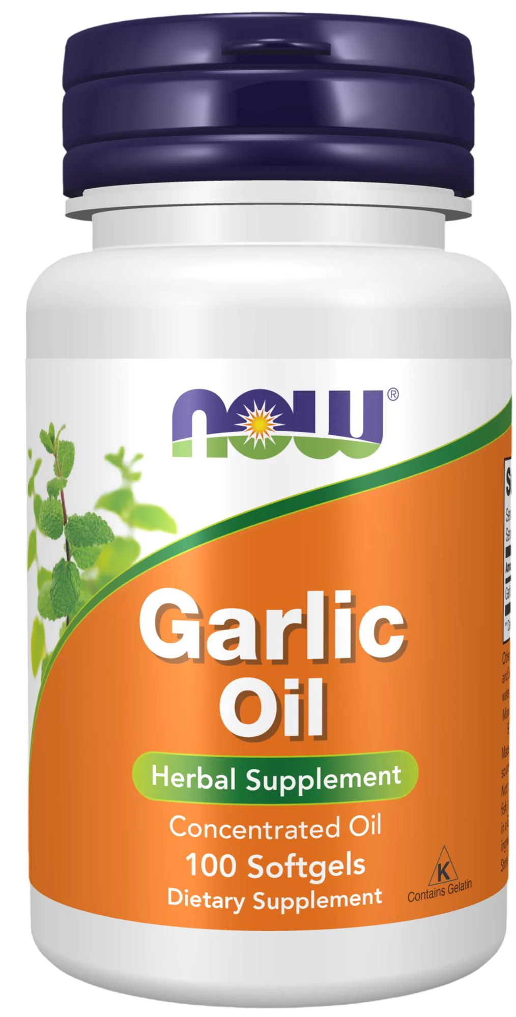 image for Supliment alimentar Now Foods Garlic Oil 1500 mg, 100 capsule moi foto