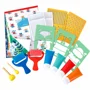 Set de creatie Hape Pictura distractiva cu burete foto