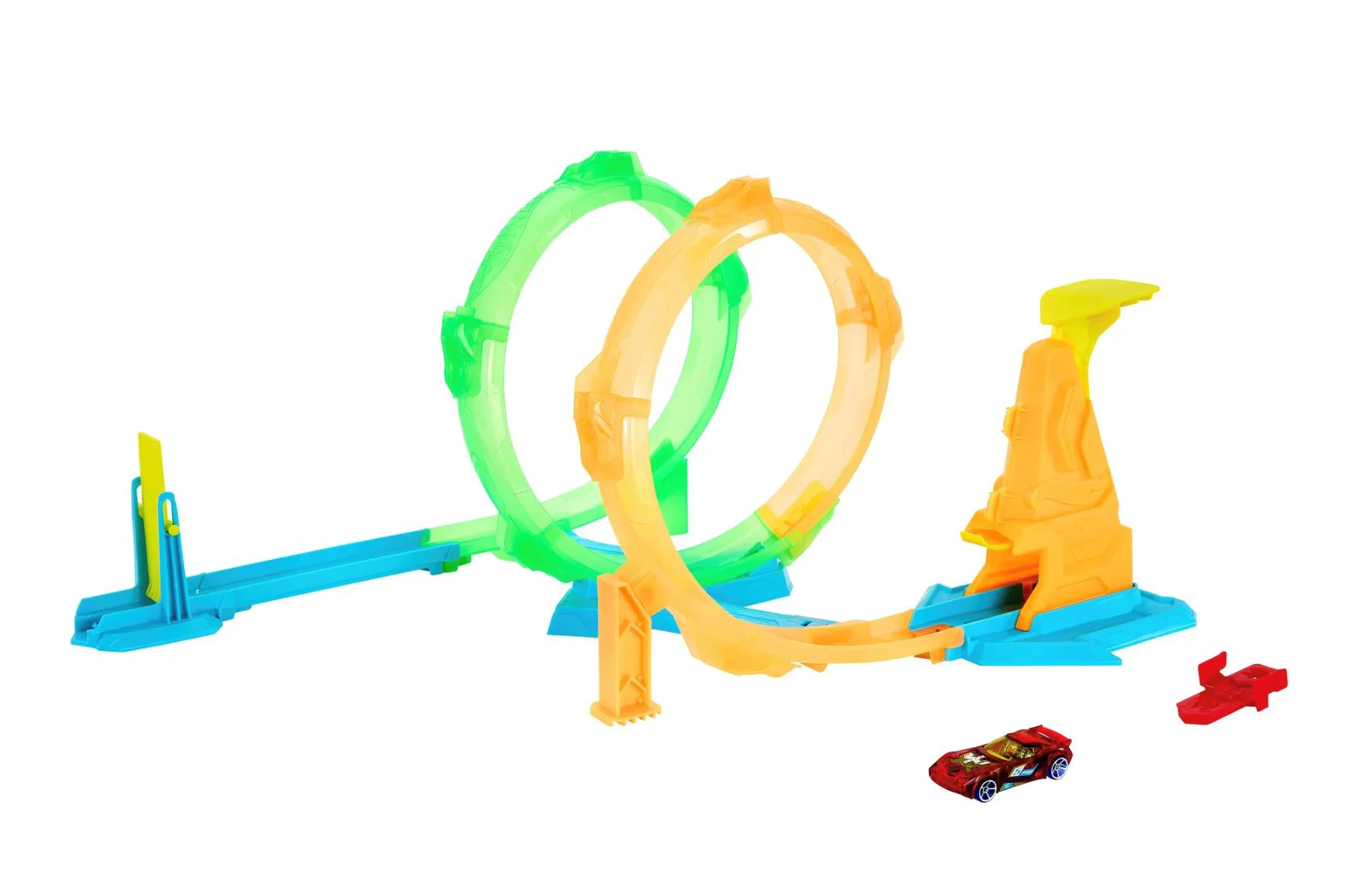 image for Трасса Hot Wheels Neon Speeders Двойная петля foto