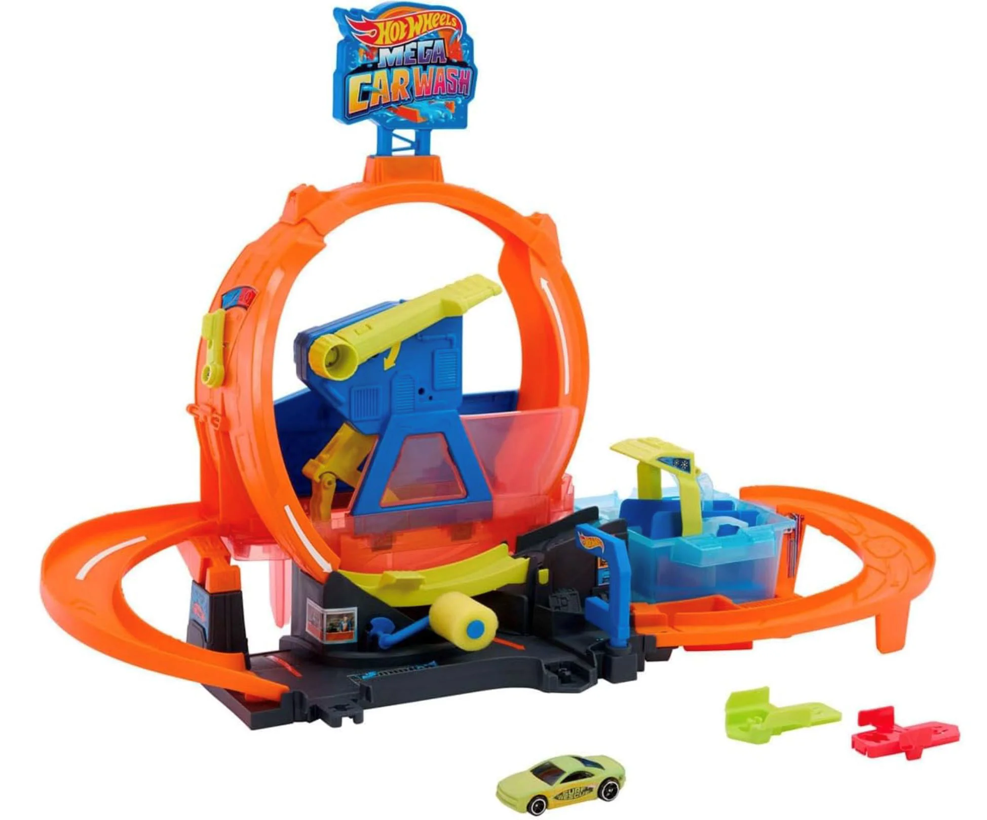 image for Игровой набор Hot Wheels Мега автомойка с петлей foto