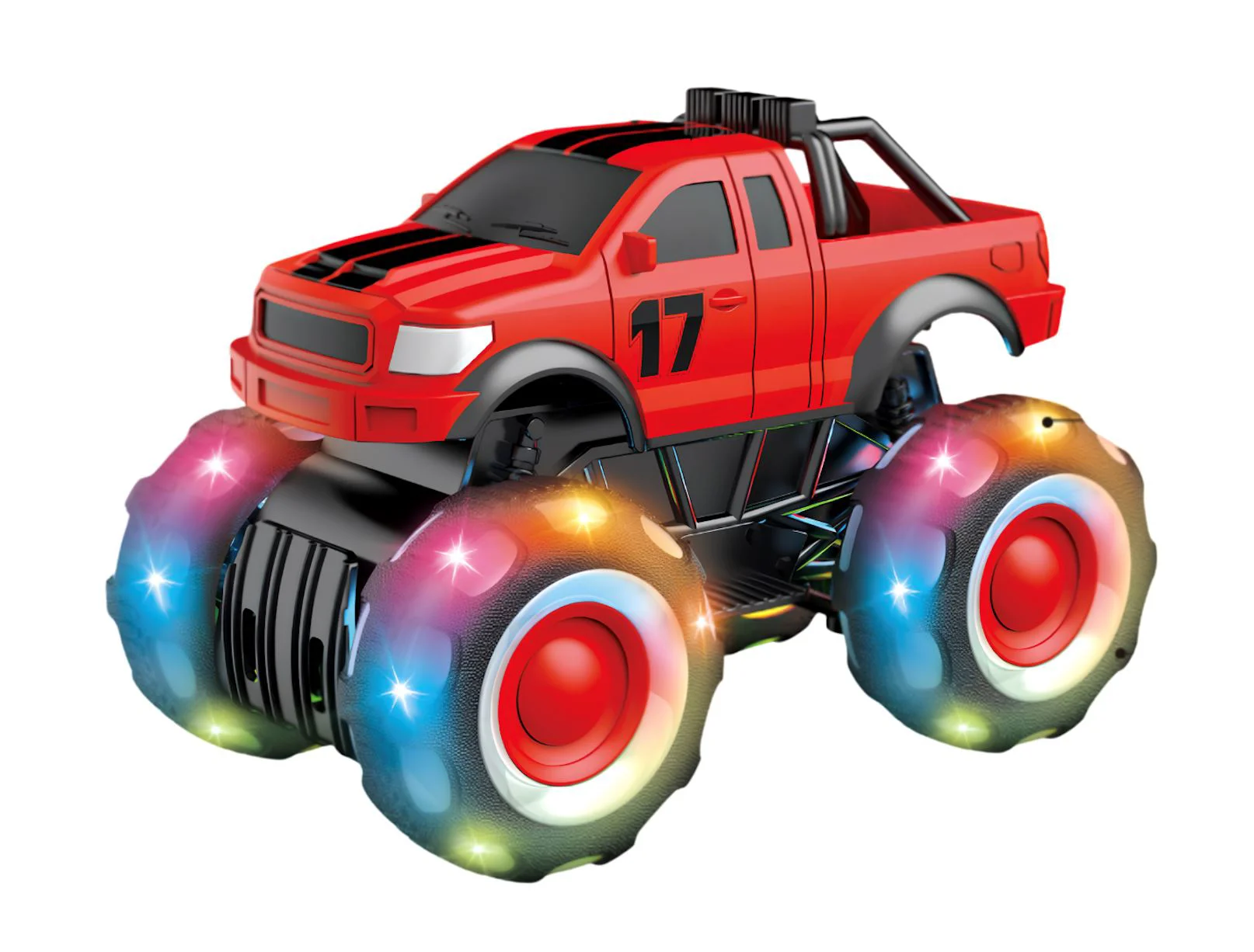 Masina Wenyi Monster Truck cu lumini si sunete 1:32 foto