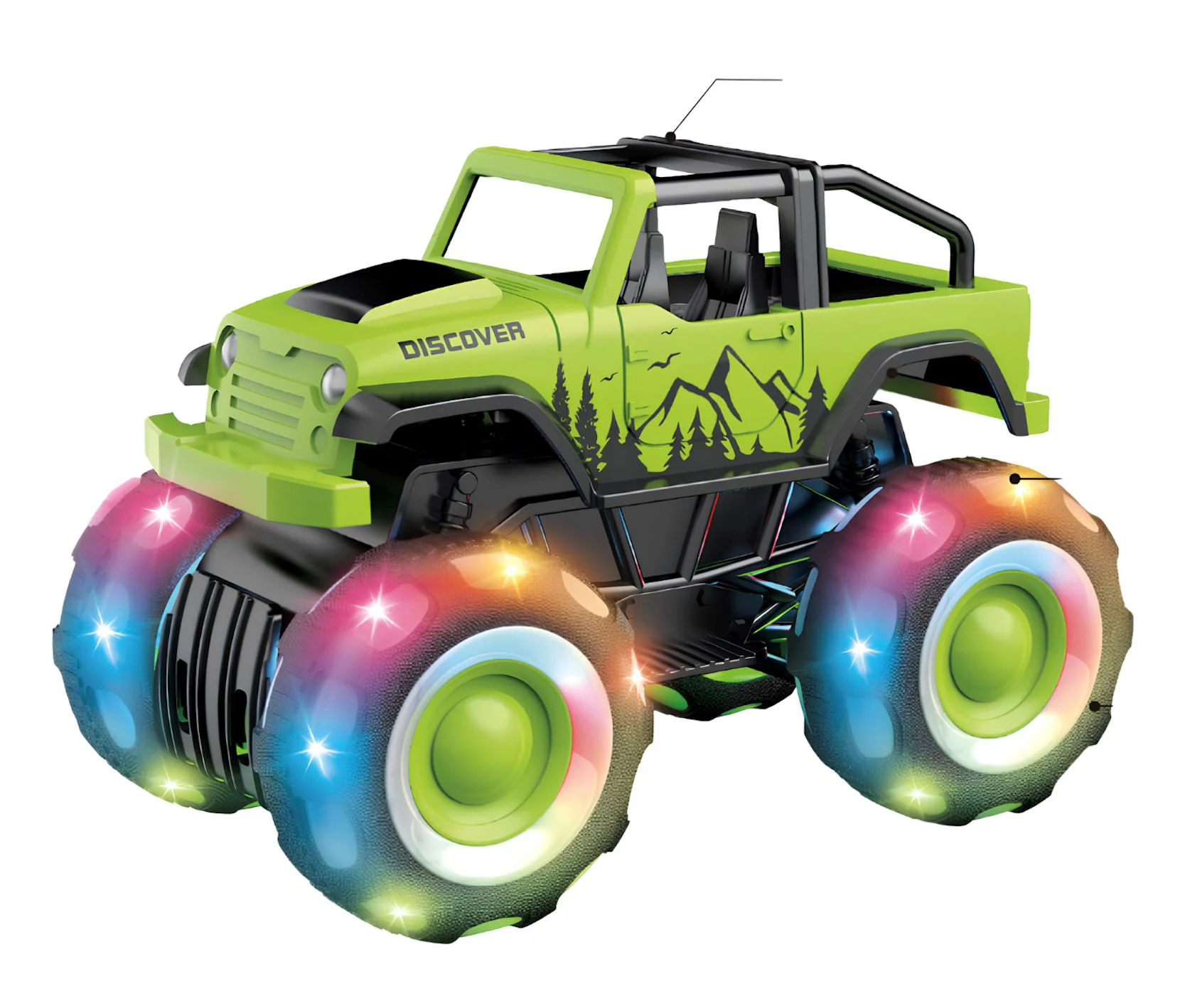 Masina Wenyi Monster Truck cu lumini si sunet 1:32 foto