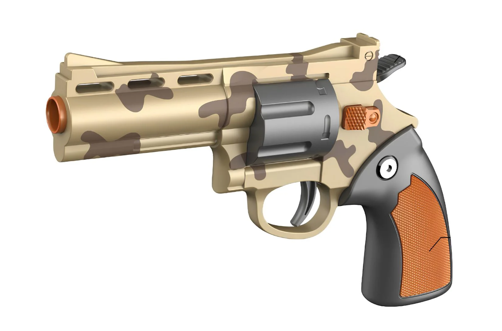 image for Revolver mecanic Wenyi cu gloante moi Galben foto