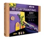 Tablou 3D cu plastilina aerata Okto Air Clay Amiaza de lavanda, 30x30 cm foto