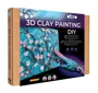 Tablou 3D cu plastilina aerata Okto Air Clay Ramuri de migdal inflorit, 30x40 cm foto