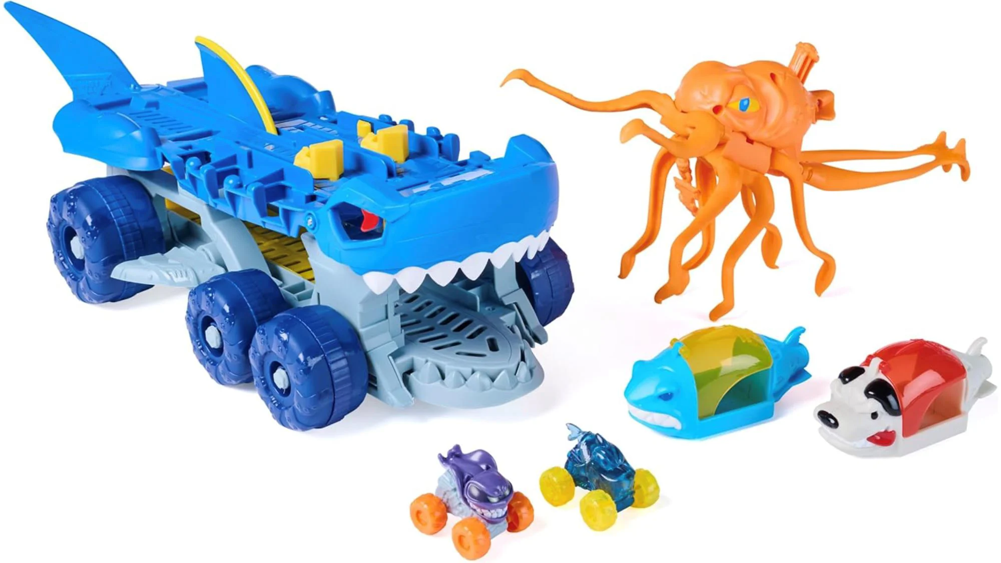 Set de joaca Spin Master Monster Jam Megalodon vs. Calmarul gigant foto