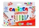 Set carioci lavabile cu varf de stampila Carioca Stamperello, 12 buc. foto