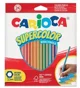 Set creioane colorate hexagonale Carioca Supercolor, 24 buc. foto