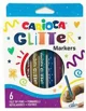 Set carioci cu glitter Carioca, 6 buc. foto