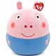 Jucarie de plus TY Squishy Beanies George Pig, 25 cm foto
