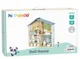 Casa de papusi din lemn cu figurine Tooky Toy, 14 buc. foto