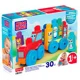 Set de constructie educativ Mattel Tractor cu animale foto