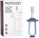 Periuta de dinti din silicon pentru bebelusi Momcozy Blue foto