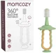 Periuta de dinti din silicon pentru bebelusi Momcozy Green foto
