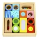 Bloc din lemn Tooky Toy multifunctional Castel foto