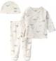Carter's Set 3 piese Whale - bluza kimono, caciulita si pantaloni cu talpa foto