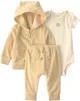 Carter's Set 3 piese Terry Lion - vesta cu gluga, pantaloni si body foto