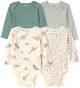 Carter's Set 4 body cu maneca lunga Dinos & Stripes foto