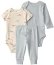 Carter's Set 3 piese Whale - 2 body si pantaloni foto