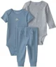 Carter's Set 3 piese Blue Doggy - 2 body si pantaloni foto