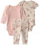 Carter's Set 3 piese Florals - 2 body si pantaloni cu valanase foto