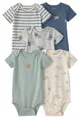 Carter's Set 5 body cu maneca scurta Safari foto