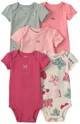 Carter's Set 5 body cu maneca scurta Cherry Butterfly Love foto