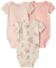 Carter's Набор из 3 боди с коротким рукавом Soft Florals foto