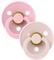 Set 2 suzete rotunde din latex BIBS Colour Petal/Baby Pink (6-18 luni) foto