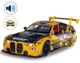 Металлическая машинка BMW M4 GT3 с инерционным механизмом, светом и звуком, Желтая, 1:24 foto