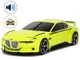 Металлическая машинка BMW 3.0 CSL Hommage с инерционным механизмом, светом и звуком, Зелёная, 1:24 foto