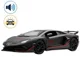 Металлическая машинка с инерционным механизмом, светом и звуком Lamborghini Aventador SVJ 1:24 foto