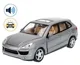 Металлическая машинка с инерционным механизмом, светом и звуком Porsche Cayenne 1:24, Серый foto