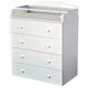 Комод с пеленальным столиком PernaMea HappyBaby Pro 800 DSP White foto