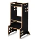 Turn Montessori 2in1 Lionelo Cass Black Onyx foto