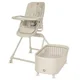 Scaun de masa + patut co-sleeper 3 in 1 Lionelo Maddie Set Beige foto