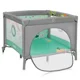 Tarc de joaca pliabil Lionelo Mille Plus Grey Green foto