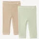Orchestra Set 2 perechi de colanti tip fagure Green & Beige foto