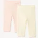 Orchestra Set 2 perechi de colanti tip fagure Baby Pink & Beige foto
