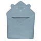 Полотенце с капюшоном из муслина Lionelo Grey Sky, 80x80 см foto