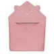 Полотенце с капюшоном из муслина Lionelo Pink Baby, 80x80 см foto