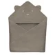 Детское муслиновое полотенце с капюшоном Lionelo Beige Capuccino, 80x80 см foto