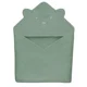 Полотенце с капюшоном из муслина Lionelo Green Forest, 80x80 см foto