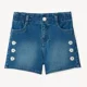 Orchestra Pantaloni scurti din denim cu broderie florala foto
