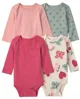 Carter's Набор из 4 боди с длинным рукавом Hearts & Butterflies foto